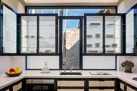 That's because glass never really stops being popular in the kitchen, cabinets with glass fronts or shelves are liked for their transparency and the fact that they frame items nicely, putting them. Kitchens Make A Fashionable Statement With Bendheim Cabinet Glass