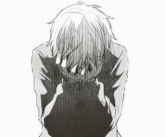 Black And White Anime Pictures Sad Pin On Sad