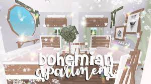 Roblox Bloxburg Bohemian Roleplay Apartment Youtube Roblox Pastel Pink Aesthetic Room Ideas Bedroom