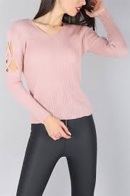 V Yaka Kol Kesik Bayan Triko Kazak 670k 24 95 Tl Trend Giysen 2020 Moda Stilleri Triko Moda