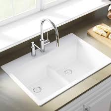 4.4 out of 5 stars. Elkay Quartz Classic 33 L X 22 W Double Basin Drop In Kitchen Sink Reviews Wayfair