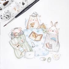 Excited For This Coming Long Weekend Do You Know What That Means It S Sleepover Time What S Your Plan For The Long Weekend Drawing Draw Art Ilustrator