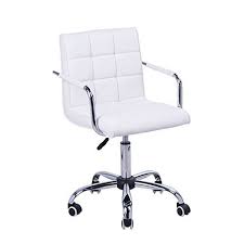 Homcom Pu Leather Height Adjustable Office Computer Chair 360 Degree Swivel Chai Stylish Office Chairs Most Comfortable Office Chair Contemporary Office Chairs