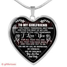 Your 101 guide to picking the perfect holiday gift for her. To My Girlfriend Luxury Necklace Best Gift For Girlfriend On First Date You Are My Life My Inspiration My Strength And My Soulmate You Are One And Only Best Gift