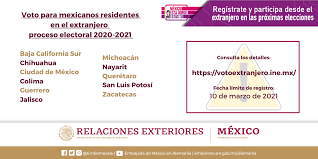 We did not find results for: Voto En El Extranjero Proceso Electoral 2020 2021