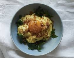 Mashed Potatoes And Greens With Salt Cured Egg Yolk Salt Cured Egg Yolk Cured Egg Cured Egg Yolk