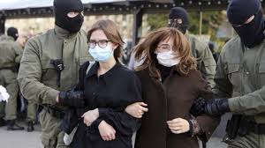 Police arrest more than 390 women in crackdown on peaceful demonstration. Belarus Police Detain Hundreds Of Women At Protest The Moscow Times