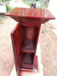 For example, a statue of the buddha with his hand resting gently in his lap reminds us to develop peace within ourselves. Furniture Shop Buddha Statue Stand Wodden Facebook