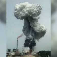 An explosion has been reported at a landfill in the leverkusen district of bürrig. Sxd74gvmp5fn4m