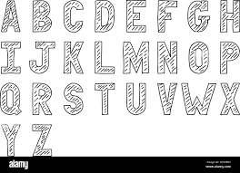 By downloading you are … Black Color Hand Drawing Of Uppercase English Alphabet Letter On White Background Stock Vector Image Art Alamy