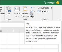 Plus ces données sont valides, plus vous obtiendrez de bons résultats 2. Inserer Un Objet Dans Votre Feuille De Calcul Excel Excel