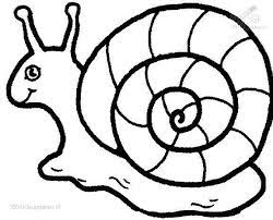 Coloring page cartoon illustration of funny snail for children. 1001 Coloringpages Animals Snail Snail Coloring Page