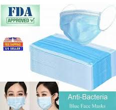 100pcs Disposable Face Mask Medical Surgical Dental Earloop Anti Dust 3 Ply Blue 20424210083 Ebay In 2020 Face Mask Medical Dental Blue Face Mask