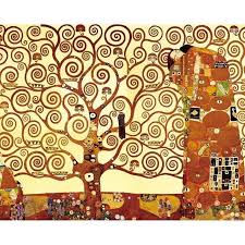 Sand down the sides and edges of trunk and leaves. Tree Of Life Gustav Klimt 1909 My Paint By Numbers