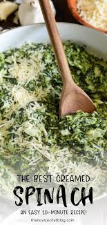 The Best Creamed Spinach Recipe In 20 Minutes The Novice Chef Recipe In 2020 Spinach Recipes Side Fresh Spinach Recipes Gluten Free Sides Dishes