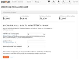#3 show better limits on other cards(if any): How To Request A Credit Limit Increase With Discover Creditcards Com