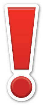 Heavy Exclamation Mark Symbol Exclamation Mark Emoji Stickers Symbols