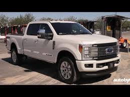 2017 Ford F 250 Super Duty Platinum Crew Cab Truck Test Drive Video Review Youtube