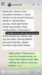 Maybe you would like to learn more about one of these? Sharnaaz Ahmad Aiman Tino Heliza Helmi Beri Sokongan Kepada Sufian Suhaimi Gempak