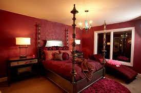 Master Bedrooms In Rich Red Hues Contemporary Bedroom Design Bedroom Red Romantic Bedroom Decor