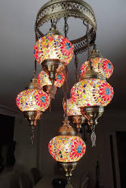 Free Ship 7 Globes Turkish Moroccan Mosaic Hanging Ceiling Etsy Turkish Lights Pendant Light Fixtures Turkish Decor