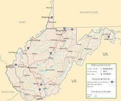 Toll Roads In West Virginia Map West Virginia Highway Map
