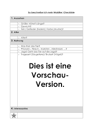 Tier Steckbrief Checkliste Und Bewertungsbogen Unterrichtsmaterial In Den Fachern Deutsch Fachubergreifendes Sachunterricht In 2020 Checkliste Steckbrief Brief