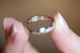 I'm going this weekend to buy them and get mr. 100 Sentimental Wedding Ideas You Ll Love Sentimental Wedding Engraved Wedding Rings Wedding Rings
