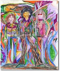 Each art print is custom trimmed and includes a border for easy framing. 15 Original Jimi Hendrix Own Hand Drawings An Paintings Nsf Music Magazine