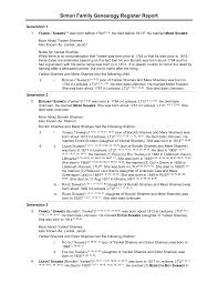 Click here for a full player profile. Http Simonfamilygenealogy Com Wp Wp Content Uploads Reports Simon Family Genealogy Register Report Pdf
