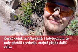 https://denikn.cz/1686218/ Z Česka na frontu: Budeme prostě dál bojovat.  Rusku nikdo nevěří, říká k aktuálnímu dění kolem možného příměří voják  Jakub, jehož cestu z Liberce až na Donbas Deník N už několik