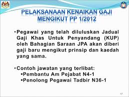 Tangga gaji gred n22 kup 2020. Pekeliling Perkhidmatan Bil 1 Tahun 2012 Ppt Download