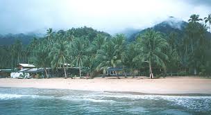 Rainbow chalet located is just right in front of beach. Photograph Of The Beach At Kampung Juara On The East Coast Of Tioman Island