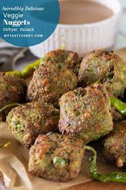 Veg Nuggets In Air Fryer My Tasty Curry Recipe Veggie Nuggets Indian Food Recipes Indian Food Recipes Vegetarian