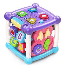Amazon Com Vtech Busy Learners Activity Cube Limited Edition Toys Games Baby Learning Toys Activity Cube Vtech Toy