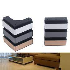 Btibpse wooden furniture legs 3'' unfinished bun feet for sofa, chair, loveseat, ottoman, dresser foot set of 4. 4pcs Set Furniture Sofa Legs For Coffee Table Tv Cabinet Bed Support Feet Plastic Furniture Accessories Furniture Legs Aliexpress
