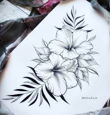 A M A Z I N G Tattoos Hibiscus Tattoo Hawaiian Flower Tattoos Tropical Flower Tattoos