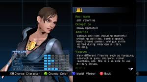 When you scroll to gallery, in the top right corner you will see a percentage, and without beating arcade mode with jill and shuma gorath to unlock their . Jill Valentine Resident Evil Revelations Jill Ds Servers