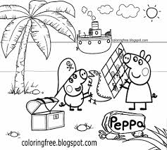 Hickory dickory dock coloring pages are a fun way for kids of all ages to develop creativity, focus, motor skills and color recognition. Printable Easy Peppa Pig Coloring Pages Novocom Top