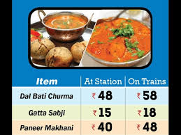 price list of irctc menu food all you need to know