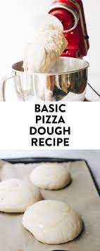 Easy Pizza Crust Recipe For Beginners The Healthy Maven Pizza Crust Recipe Easy Pizza Recipes Dough Pizza Dough Kitchen Aid