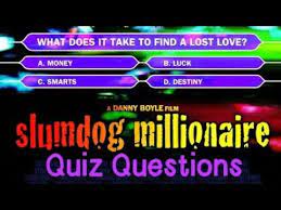 Challenge them to a trivia party! Slumdog Millionaire Quiz Questions Youtube