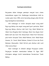 Rundingan Kemerdekaan Teks