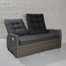 Lc Garden 2er Sofa Zweisitzer Barcelona Living Grau Mix 2er Sofa Lounge Garnitur Lounge Mobel
