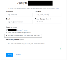 A resume is a document commonly used in the hiring process. What Does The Allow Employers To See Your Resume In Searches Option In Job Application Form Do Meta Stack Overflow