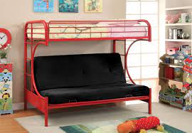 Give them a double loft bed with desk. Bunk Bed With Double Futon Underneath