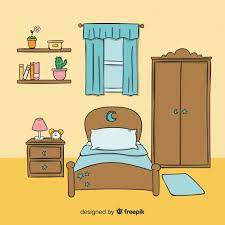Each of our tutorials comes with a handy directed drawing printable with all the steps included, as well as room to make your drawing. Download Lovely Hand Drawn Bedroom Design For Free How To Draw Hands Kids Room Art Paper Doll House