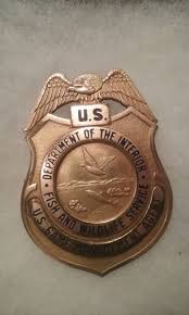 U S Game Management Agent Fish And Wildlife Service Department Of The Interior Police Badge Federal Law Enforcement Badge