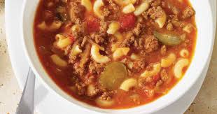 Soupe Aux Saveurs De Hamburger Ricardo Recipe Soup Hamburger Soup Ricardo Recipe