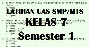 Soal Dan Jawaban Latihan Uts Pts Dan Uas Pas Smp Mts Kelas 7 Semester 1 Kurikulum 2013 Dan Ktsp Serba Serbi Guru Serba Serbi Guru